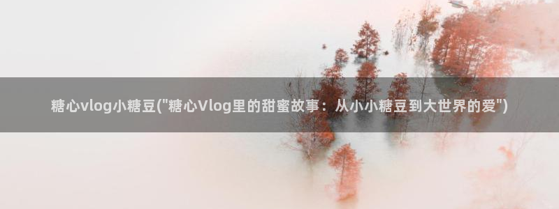 糖心Vlog西奶：糖心vlog小糖豆(\